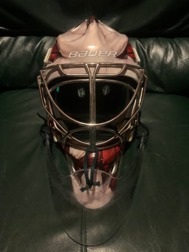 Senior used Bauer NME 4 goalie mask