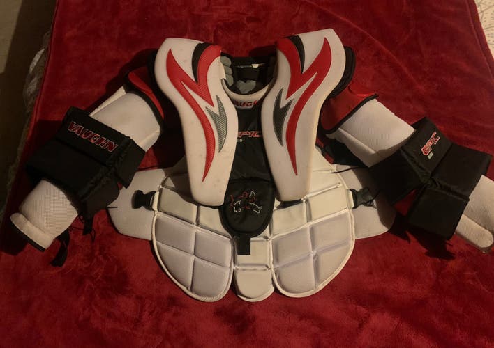 Used XL Vaughn Epic 8606 goalie chest protector