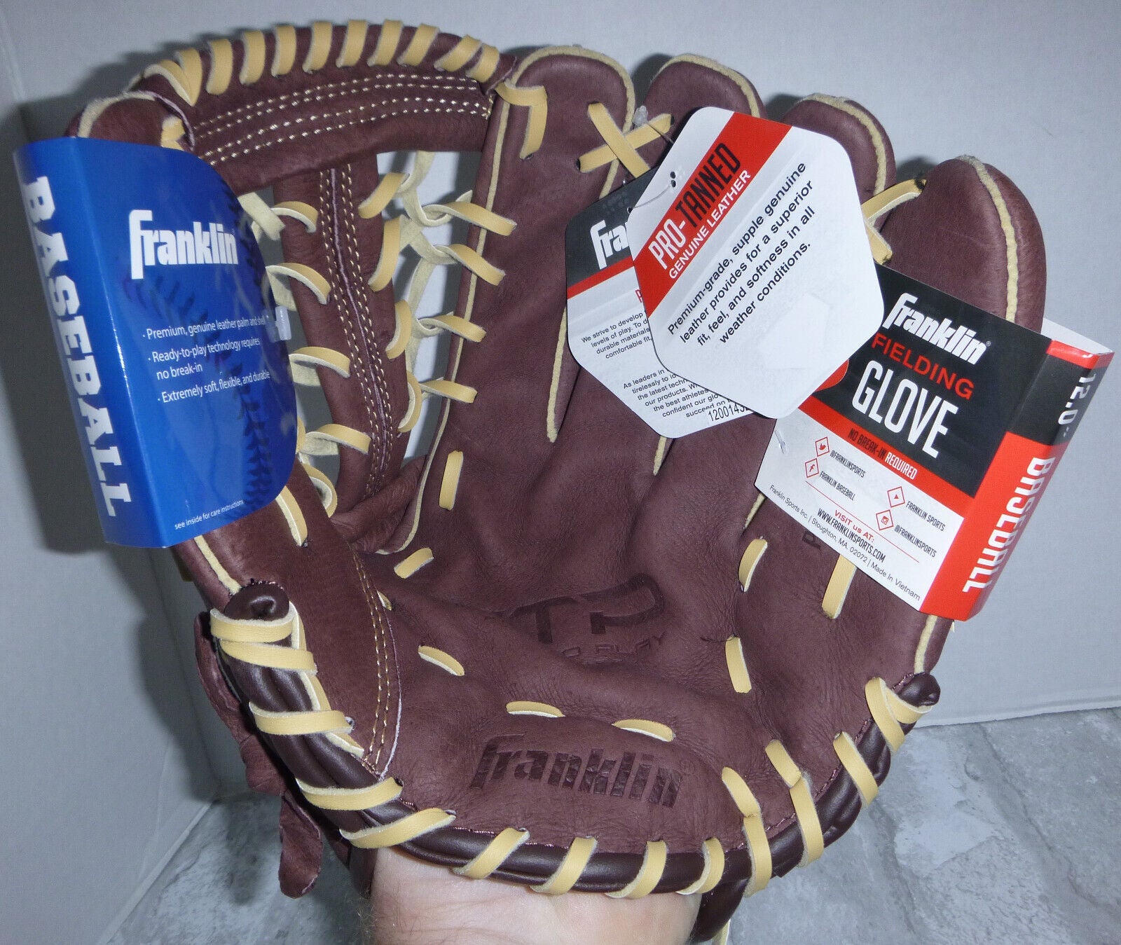 Franklin Sports Tee Ball Glove - Right Handed Youth Fielding Glove