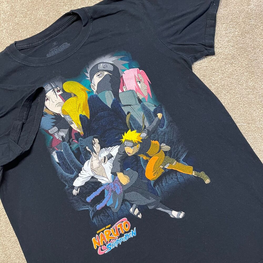Naruto Anime T Shirt Adult Medium Cartoon Manga Comic TV Show