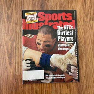 San Francisco 49ers Kevin Gogan NFL FOOTBALL 1998 Sports Illustrated Magazine!