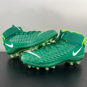 Size 12 Nike Force Savage Pro 2 Football Cleats AH4000-300 - Green/White NEW