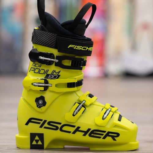 Kid's New Fischer Racing RC4 Podium 90 Ski Boots Soft Flex