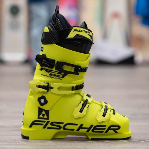 New Kid's Fischer Racing RC4 80 Thermoshape Ski Boots 25.5 Soft Flex