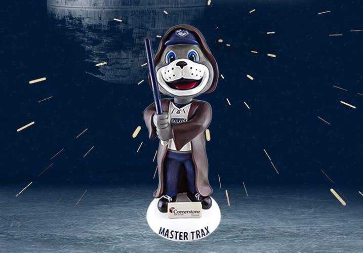 Master Trax Star Wars Worcester Railers ECHL DCU Center Team Bobblehead SGA