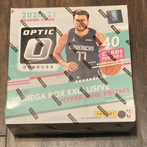 2020-21 Panini Donruss Optic NBA Basketball Sealed Walmart 10 Pack Mega Box