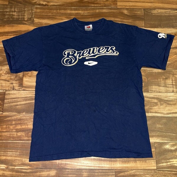 Milwaukee Brewers Nike Practice Performance T-Shirt - Royal