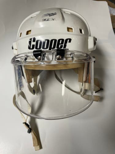 Used Senior Cooper Helmet with Bauer Visor