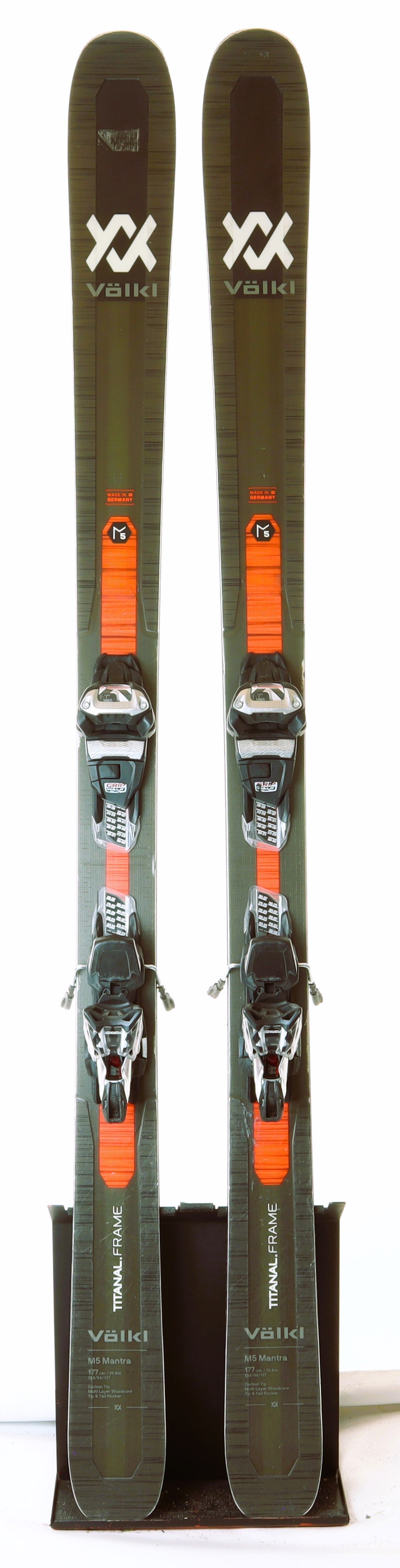 Used 2020 Volkl M5 Mantra skis w/ Marker Squire 11 bindings, size 177  (Option 220643) | SidelineSwap