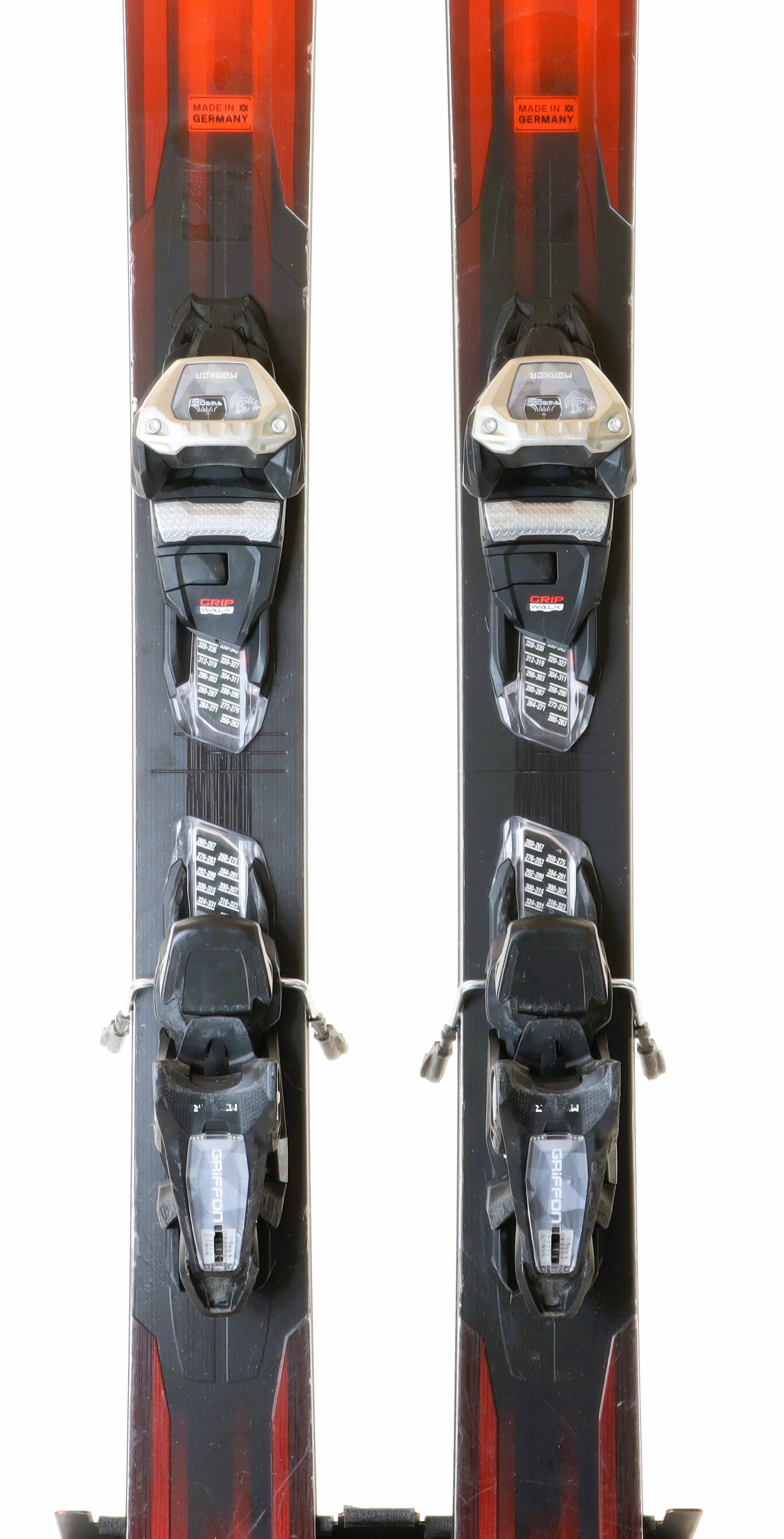 Used 2022 Volkl M6 Mantra skis w/ Marker Griffon 13 bindings, size