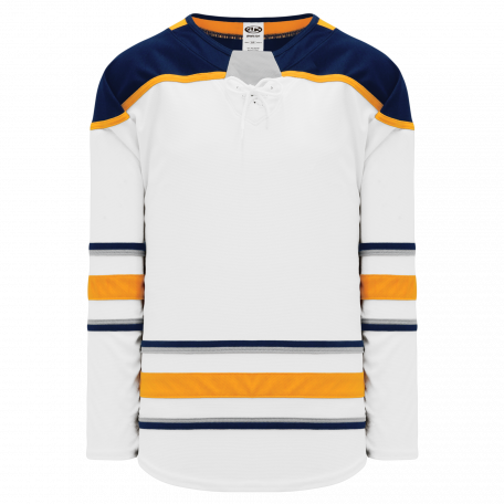 Athletic Knit (AK) H550CKA-BUF610CK Adult Pro Series - Knitted Buffalo Sabres Black Hockey Jersey XXX-Large