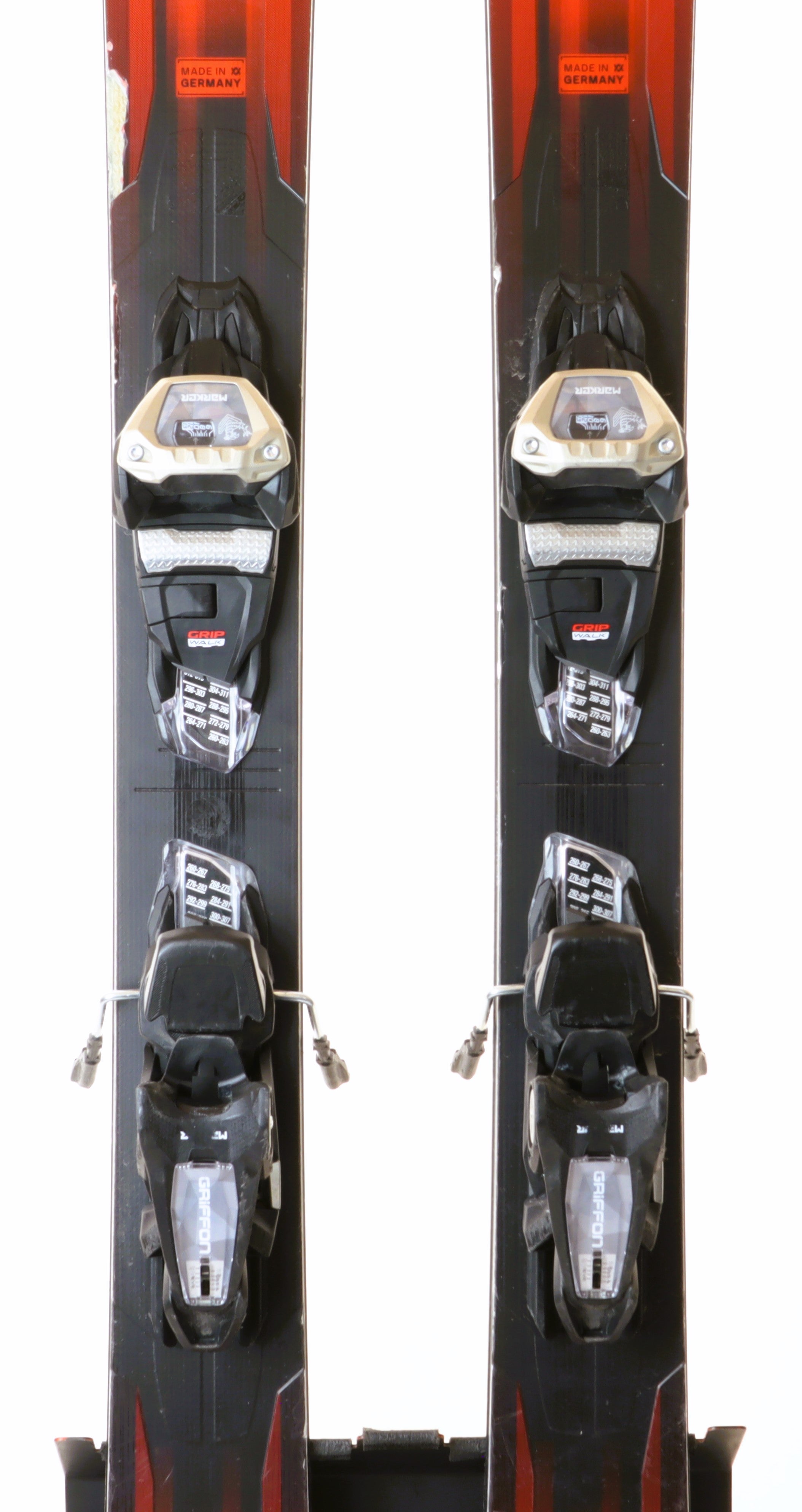 Used 2022 Volkl M6 Mantra skis w/ Marker Griffon 13 bindings, size