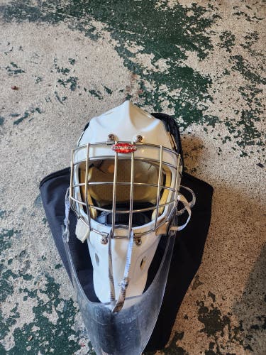Senior Used Bauer Profile 950 Goalie Mask Pro Stock