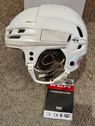 2 x New Medium CCM Pro Stock Super Tacks X Helmet - BLACK and White