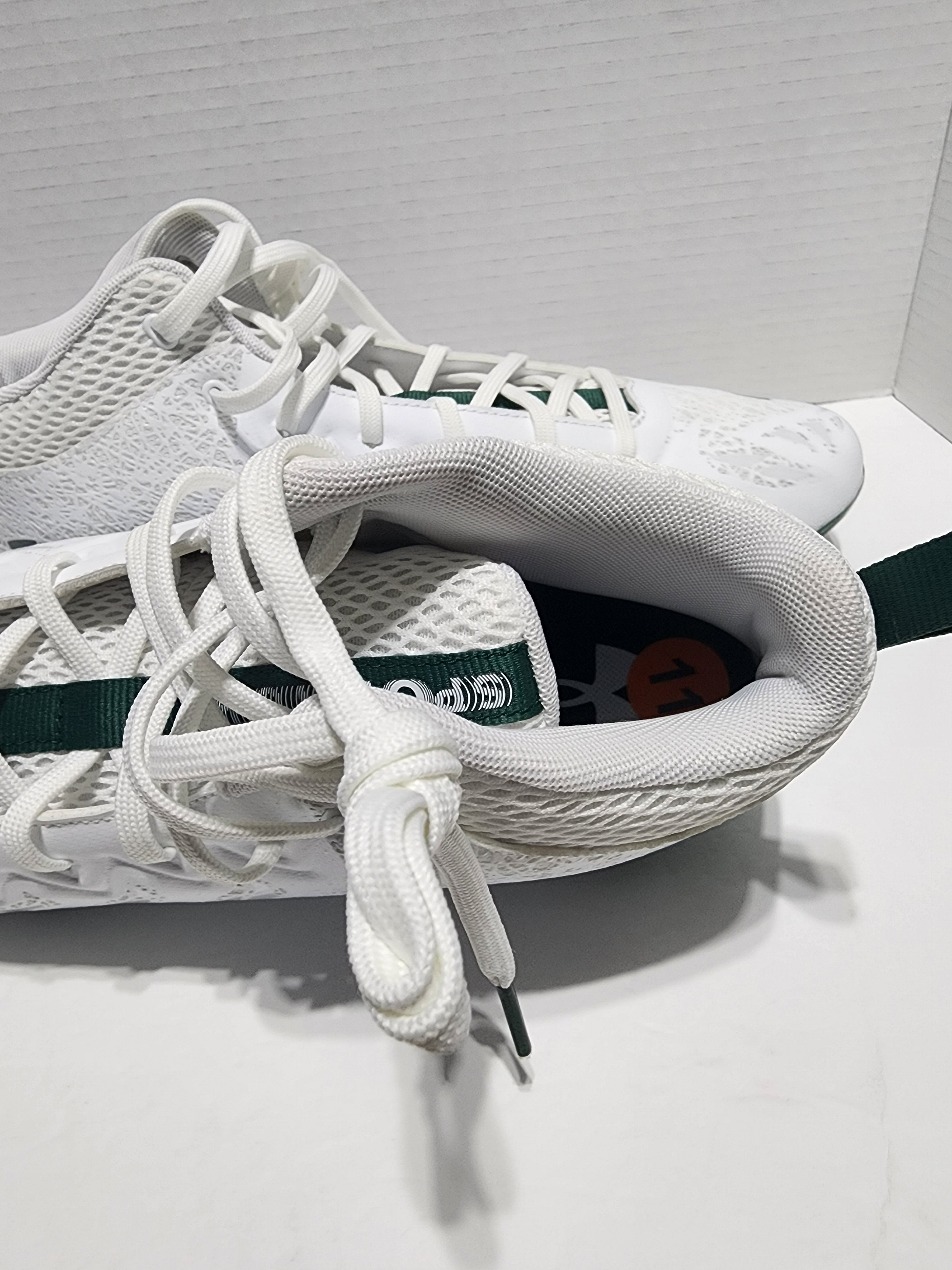 Men Under Armour Spotlight UA 4D Foam Football Cleats White 3023963-104 Size 11 Men main image 4