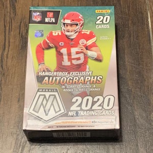 2020 Panini Mosaic NFL Football Reactive Orange Sealed Green Hanger Box