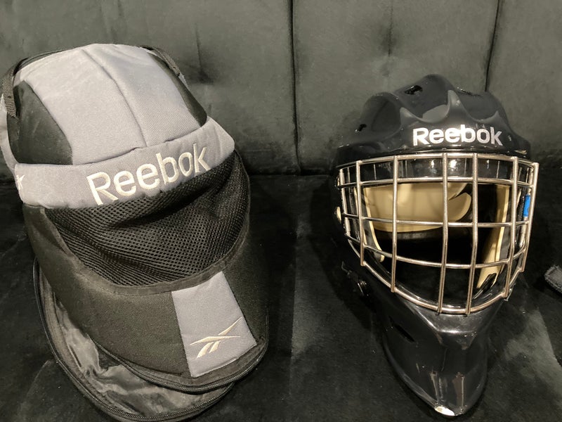 Reebok senior goalie mask with bag SidelineSwap Buy and Sell