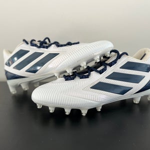 Size 13 adidas Freak Carbon Low Football Cleats White/Blue F97403 NWT #75