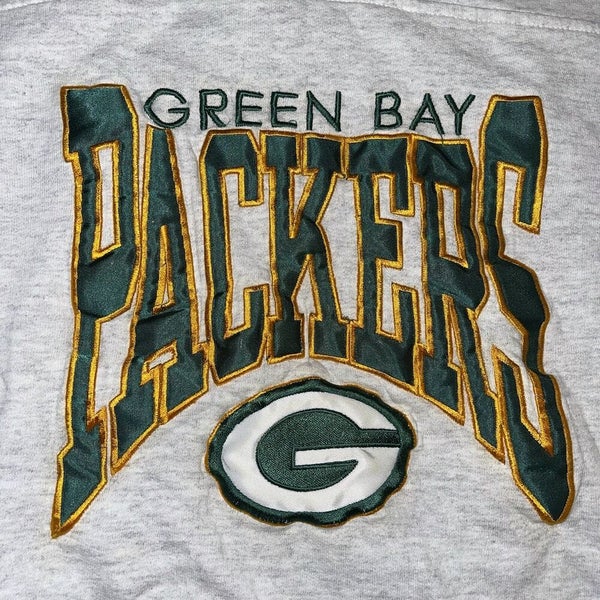 Vintage Green Bay Packers 1/4 Zip Sweatshirt Medium NFL Game Day Clothing  Co.