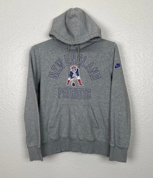 Nike New England Patriots 'Throwback Logo' Hoodie Sweatshirt Retro NFL  (Medium)