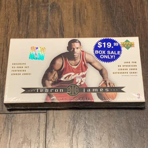 LeBron James 2003-04 Upper Deck NBA Basketball 32 Card Factory Sealed Boxed Set