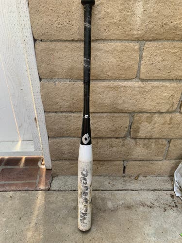 Used DeMarini White Steel (-6) 28 oz 34" Slowpitch Softball Bat