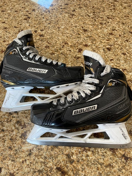 Junior Bauer Regular Width Size 5 Supreme S27 Hockey Goalie Skates