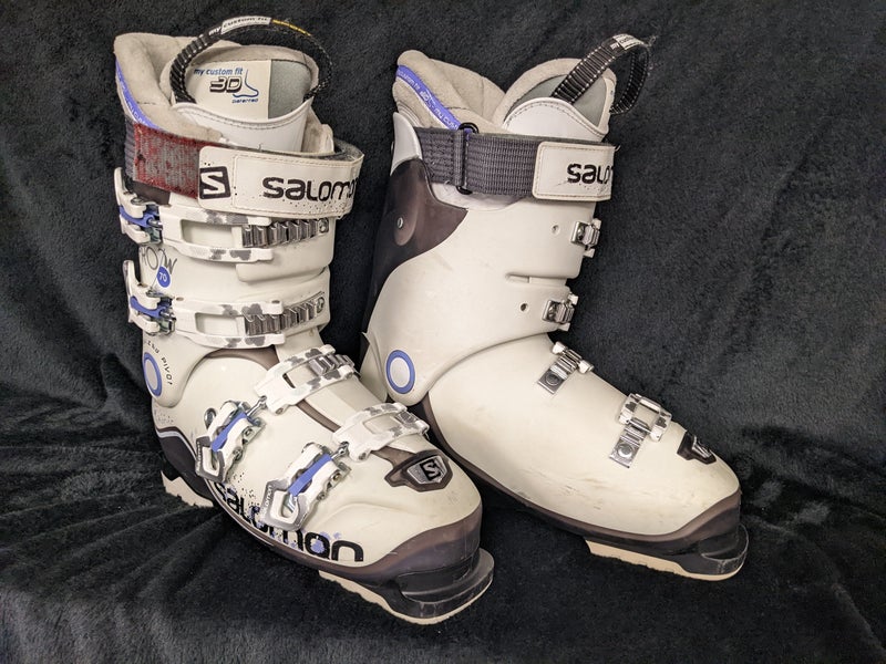 Time series sunrise Andes Salomon X-Pro 70 Women's Ski Boots Size Mondo 26.5 Color White Condition  Used | SidelineSwap