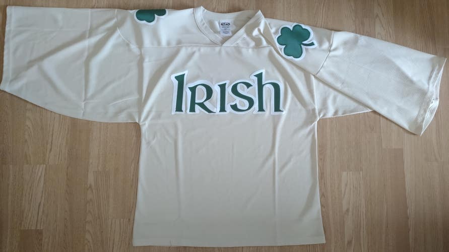 Athletic Knit H6000G Notre Dame Style Hockey Jersey Goalie-4XL-NEW