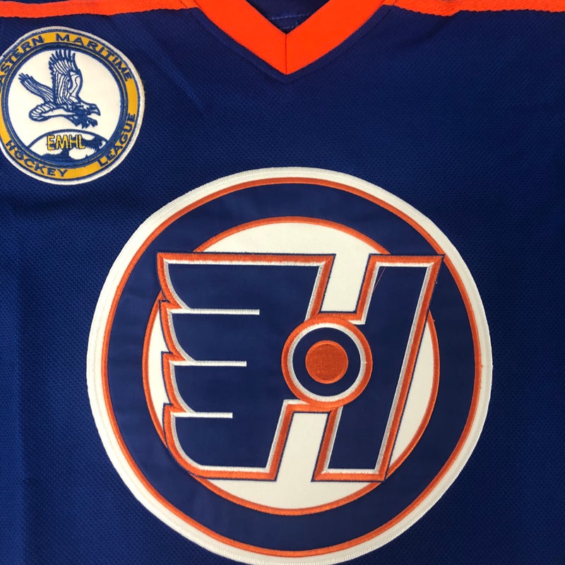 Halifax Highlanders Doug Glatt Blue Hockey Jersey