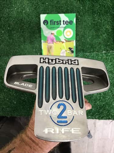 Rife 2 Two Bar Hybrid Blade Putter 34” Inches