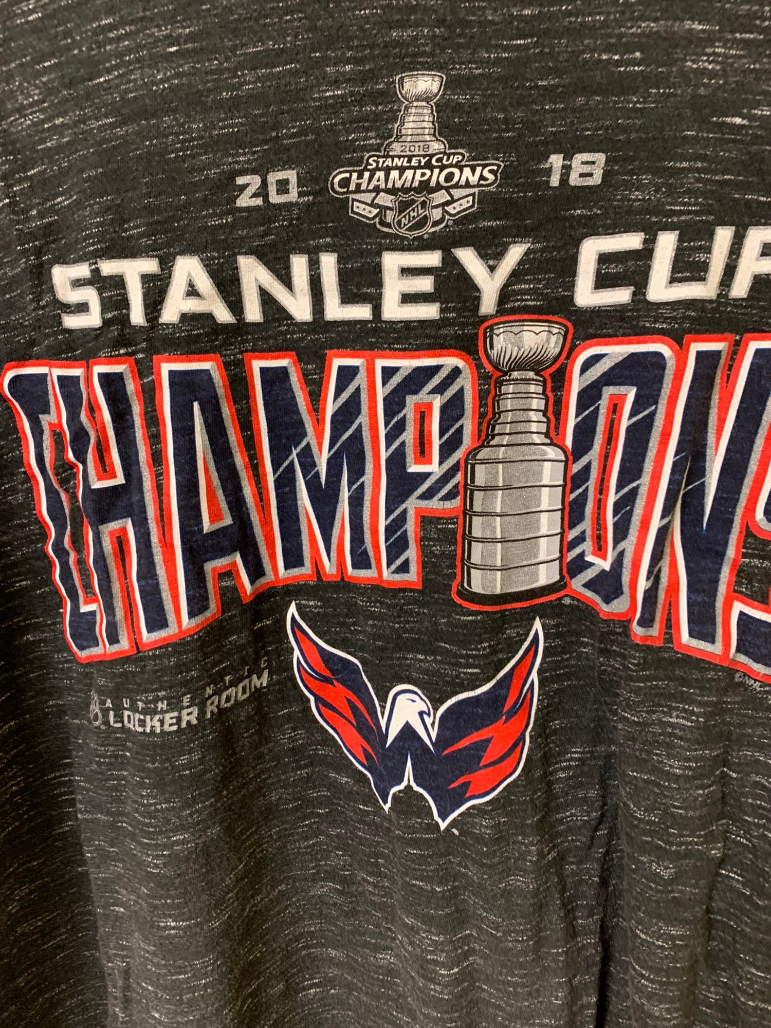 NWT Washington Capitals 2018 Stanley Cup Champions Mens Fanatics Jersey