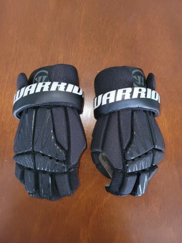 Used Player's Warrior Burn Lacrosse Gloves 9"