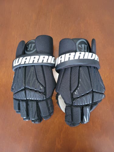 Used Player's Warrior Burn Next Lacrosse Gloves 10"