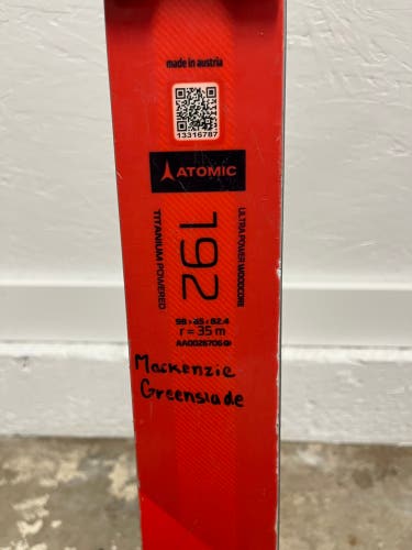 Used 2020 Atomic SG Without Bindings Skis