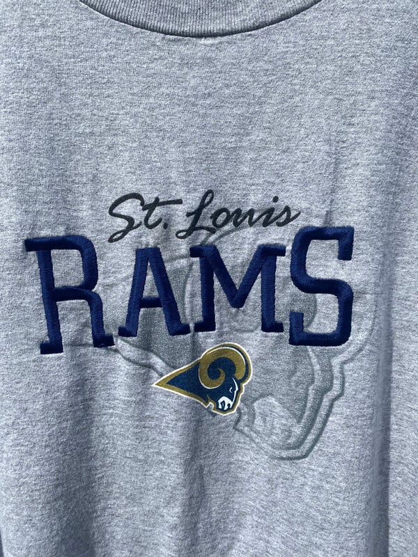 New Defunct NFL Football ST LOUIS RAMS Navy Blue Gold Live Image