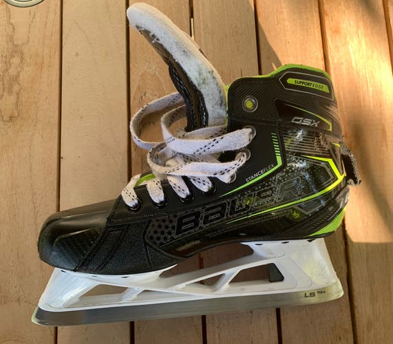 Used Bauer Regular Width  Size 5.5 GSX Hockey Goalie Skates