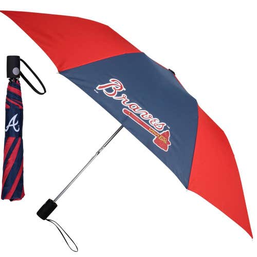 MLB Atlanta Braves 42" Travel Umbrella by McArthur for Windcraft