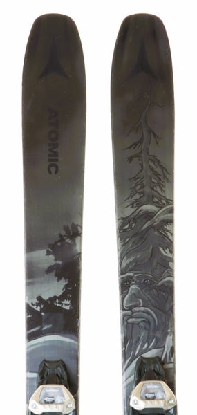 Used 2022 Atomic Bent Chetler 100 skis w/ Marker Griffon 13 bindings, size 172 (Option 220665)
