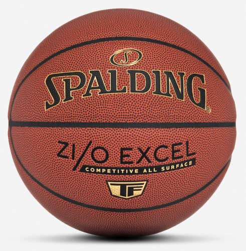 Spalding Zi/O TF Excel Game 28.5" Basketball Premium Composite Mid Size