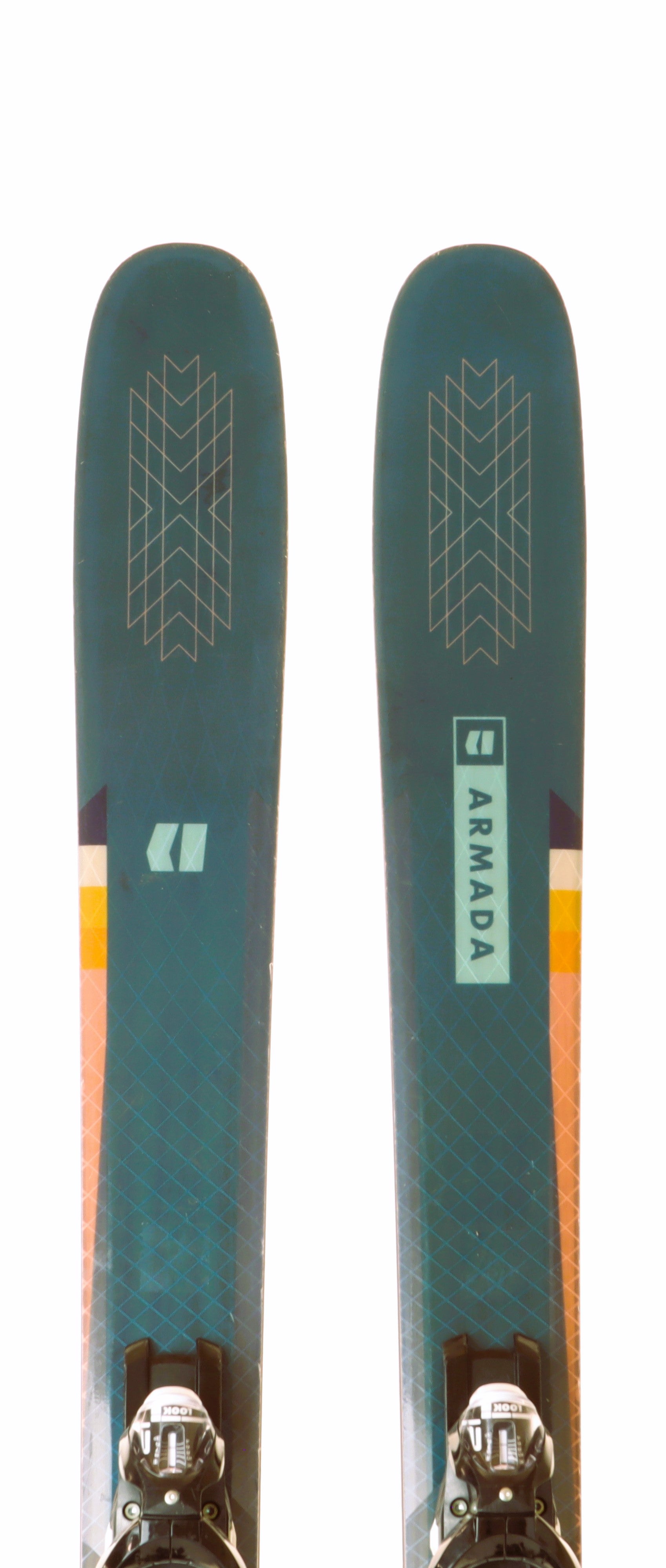 Used 2022 Armada Trace 98 skis w/ Look SPX 12 bindings, size: 164