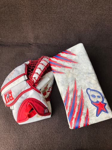 Used Brian’s zero g Glove and Block