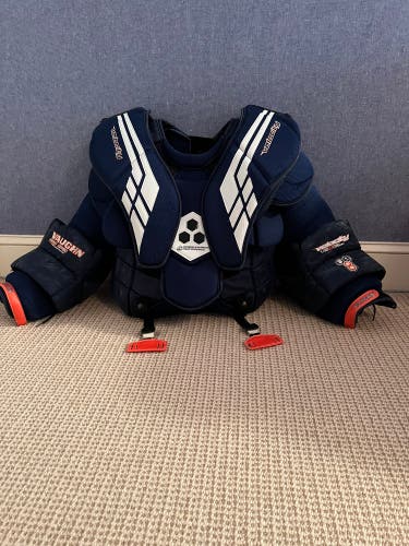 Senior Beefed Up Medium Vaughn Velocity VE8 Pro Carbon Goalie Chest Protector