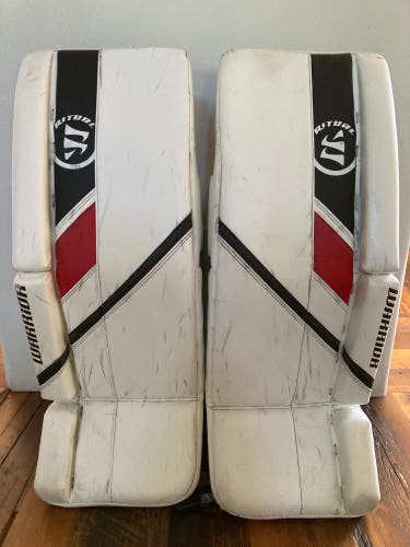 Used 30"+1 Warrior Ritual G5 Goalie Leg Pads