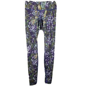 Lululemon Wunder Under Full On Luxtreme Leggings Floral Dot Yoga Pants Size: 4