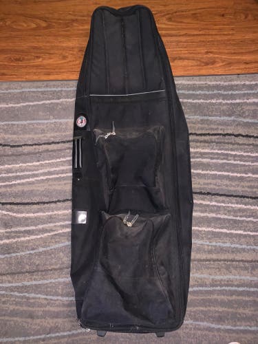 GB Golf Travel Bag With Wheels & Zipper Compartments