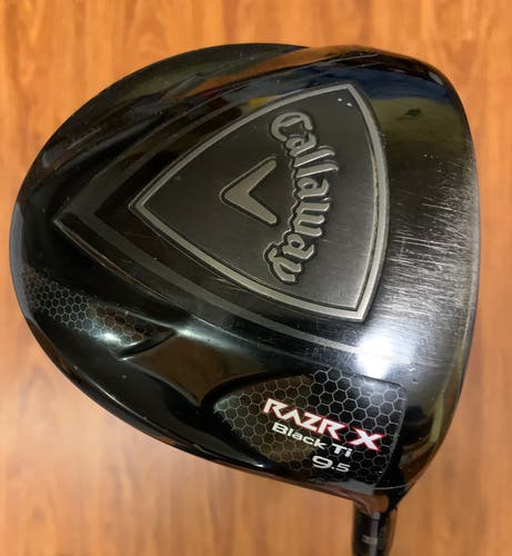 Callaway RAZR X Black Ti Driver 9.5* Stiff Flex Graphite Shaft
