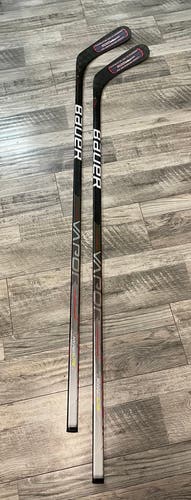 New 2 Pack! 2x 77 Flex Bauer P92 RH Vapor Hyperlite Hockey Sticks
