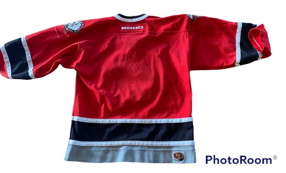 Buffalo Sabres, Red, Cross Swords, KOHO, Men's Large Jersey