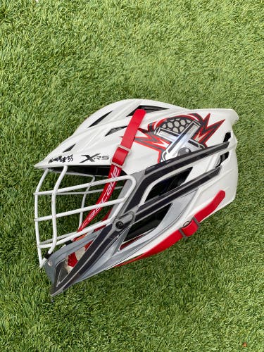 *GAME WORN/SIGNED* PLL Cannons XRS Helmet (Donville #33)